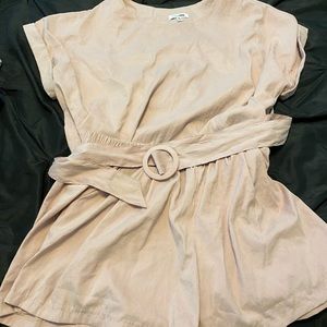 2 piece short set with belt